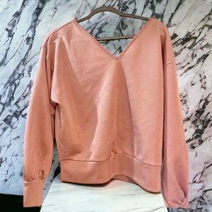 Women’s Cute Comfy but sexy Express sweatshirt shiny finish